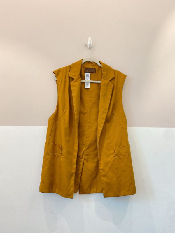 Colete marrom amplo Marina Bitu G