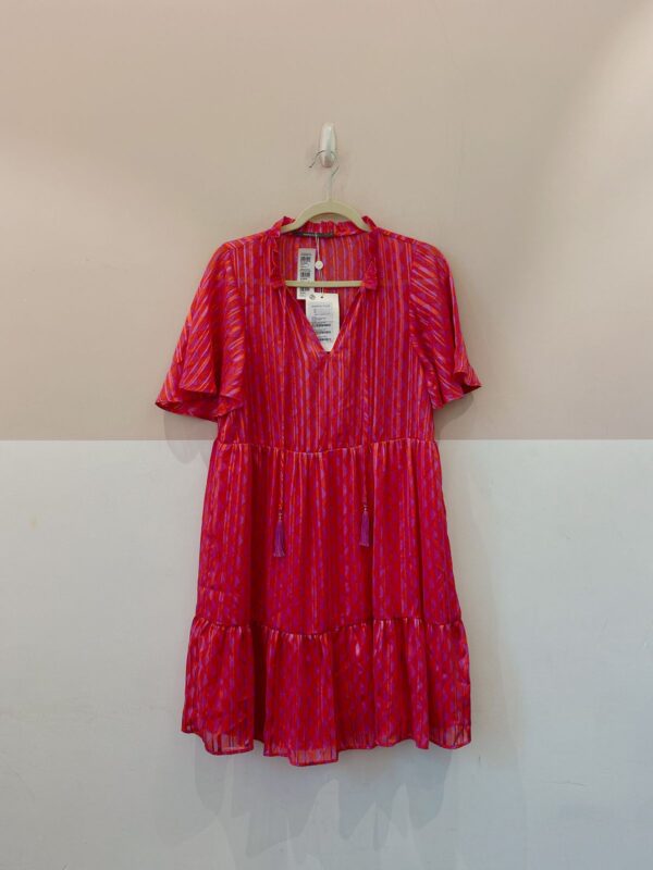 Vestido curto estampado rosa Maria Filó M