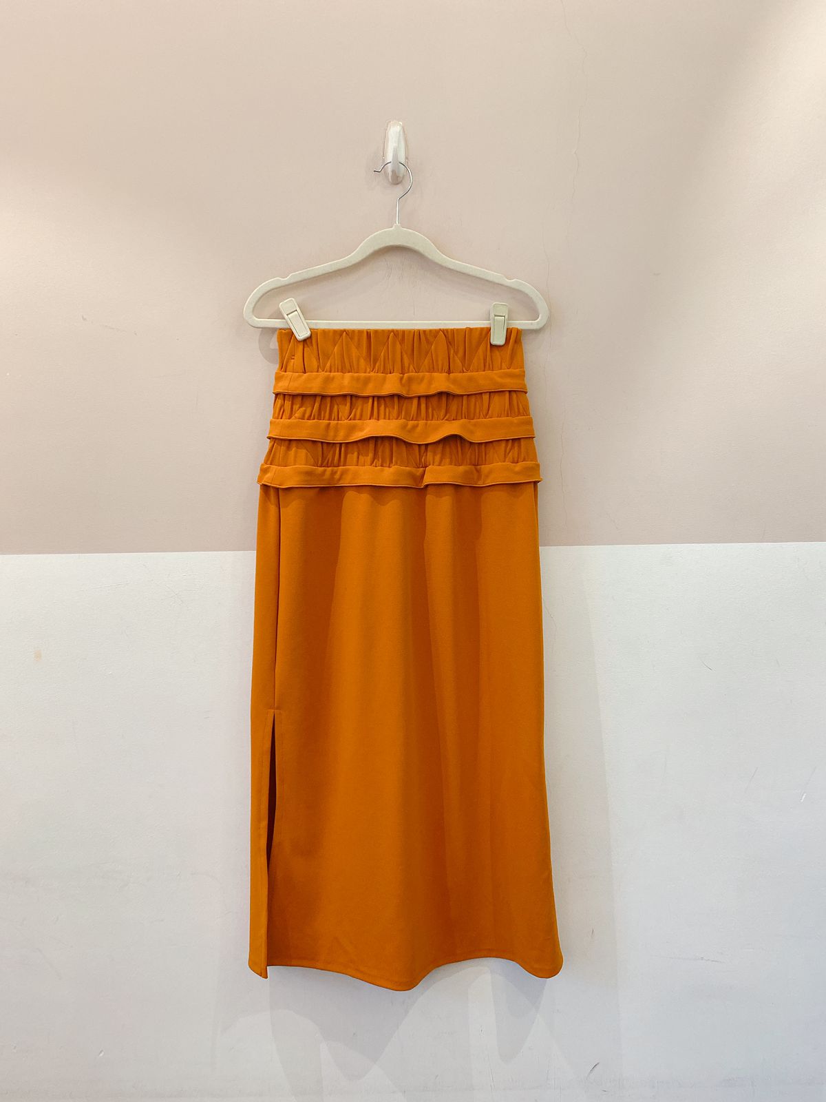 Saia midi cós largo telha Undertop 36 - Imagem 2