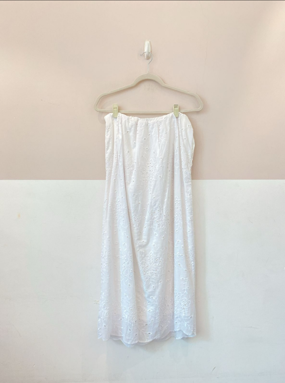 Saia midi laise branca P - Imagem 2