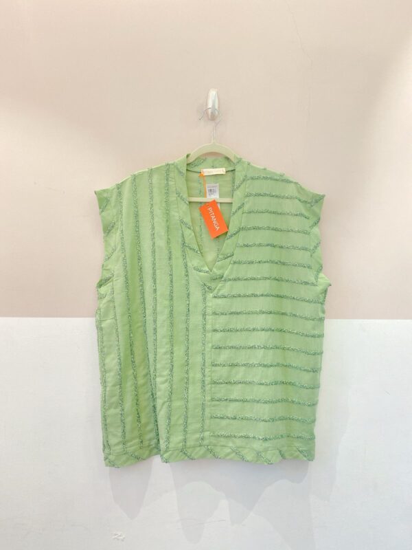 Colete verde sítio Pitta U