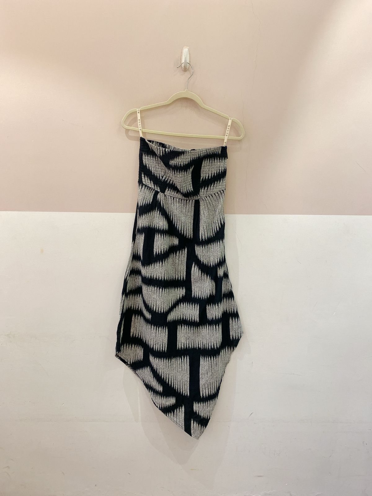 Vestido midi sem alça estampado A. Niemeyer 38 - Imagem 2