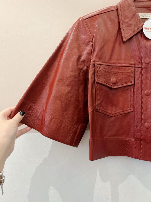 Camisa couro vinho ligia BY NV M - Imagem 5