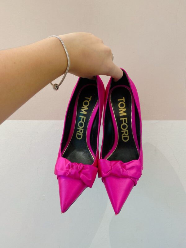 Scarpin pink laço Tom Ford 37