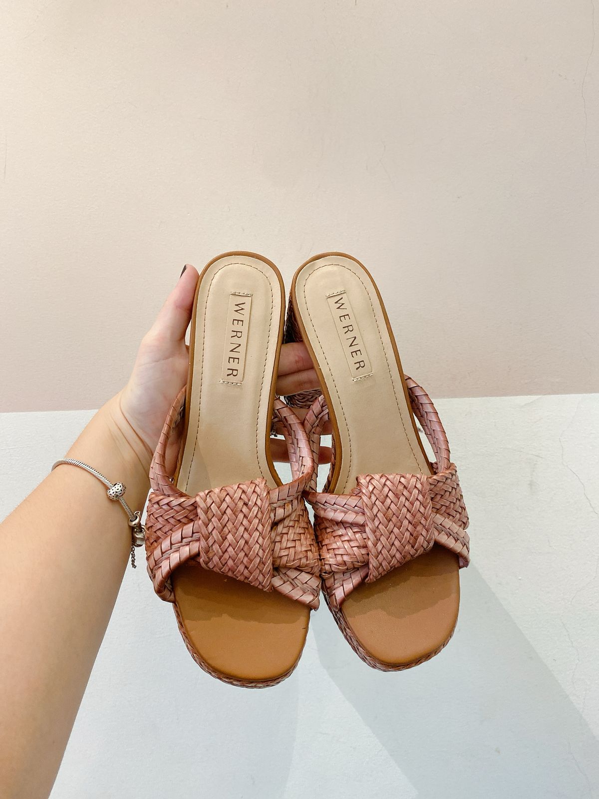 Tamanco treliça marrom Werner 37 - Imagem 2