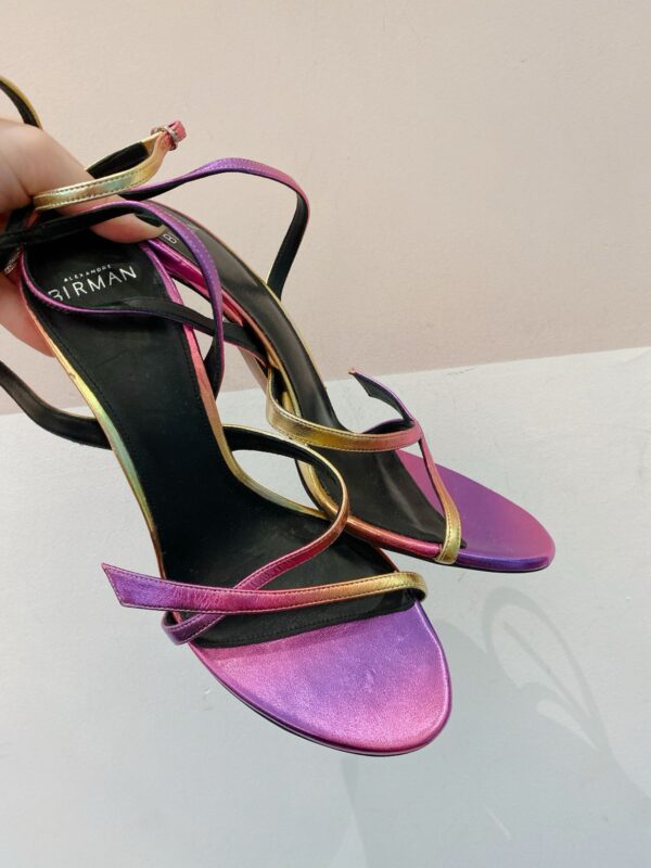 Sandália salto metalizada Alexandre Birman 36 - Imagem 3