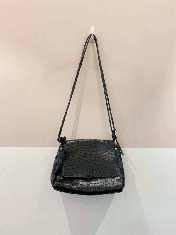 Bolsa preta croco Schutz