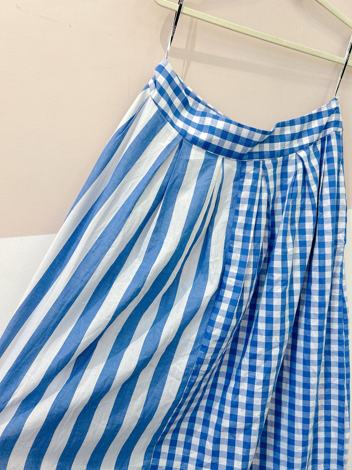 Saia vichy azul Wasabi G - Imagem 4