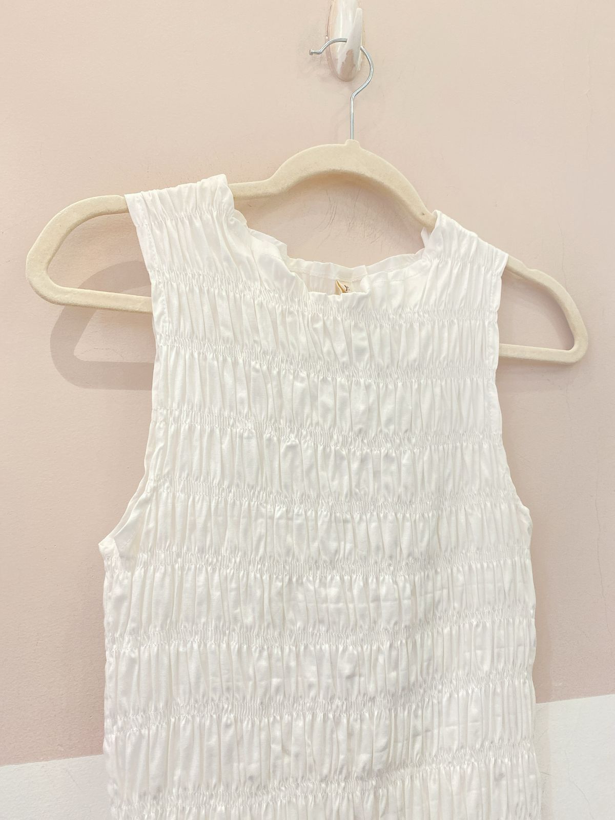 Vestido midi off white busto Panô M - Imagem 4