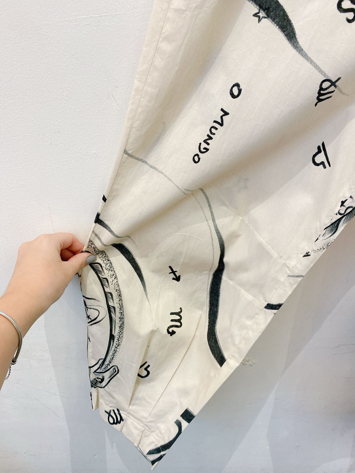 Calça off white estampada Animale 40 - Imagem 6