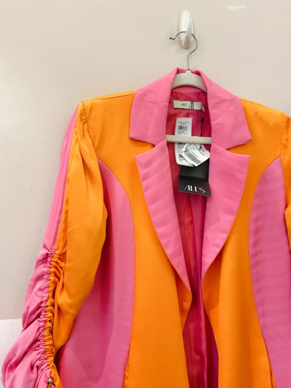 Blazer acetinado bicolor All’s PP - Imagem 3