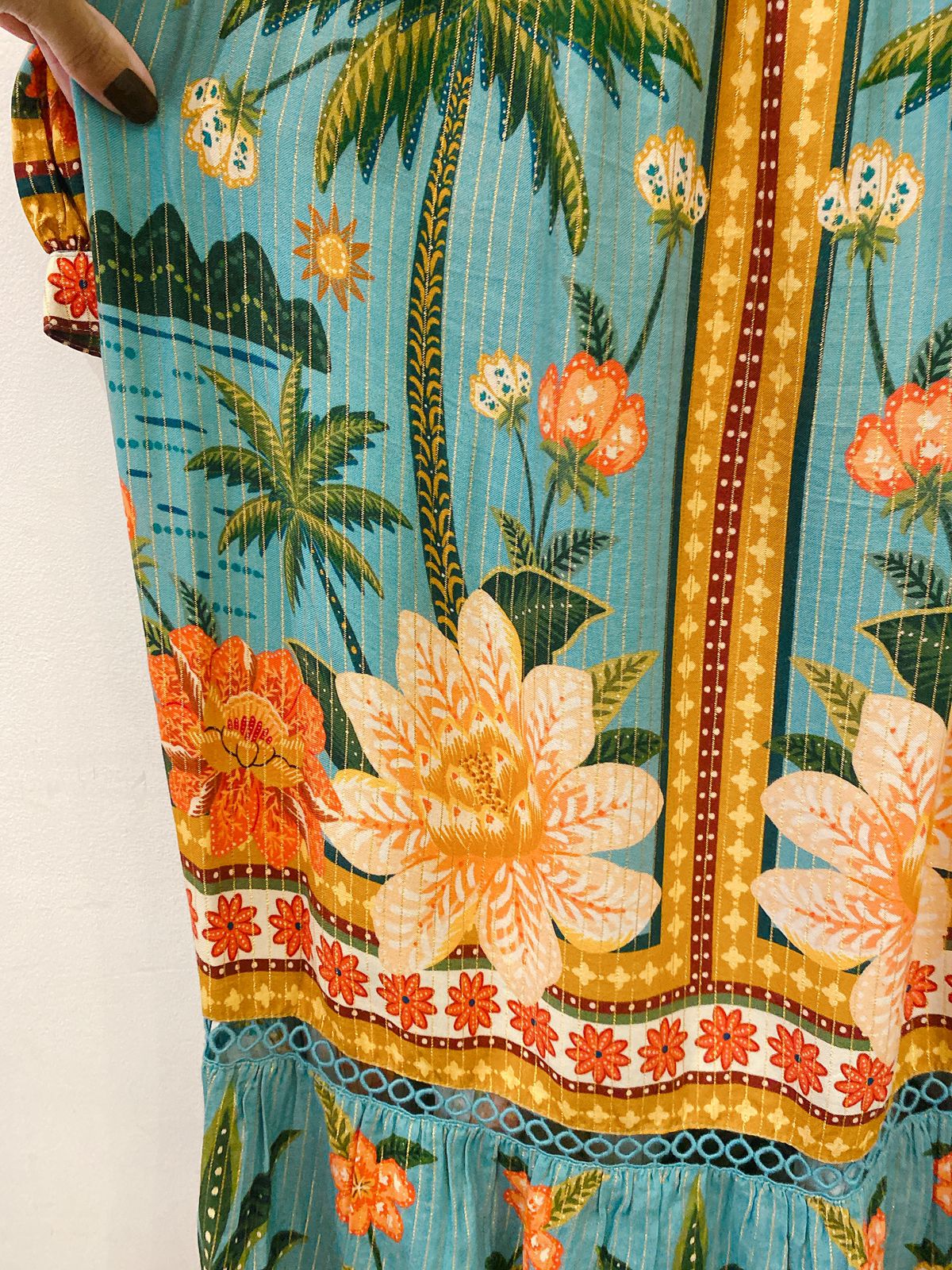 Vestido cropped samba das araras Farm G - Imagem 3