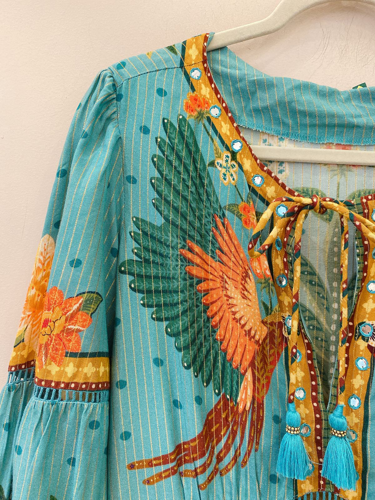 Vestido cropped samba das araras Farm G - Imagem 2