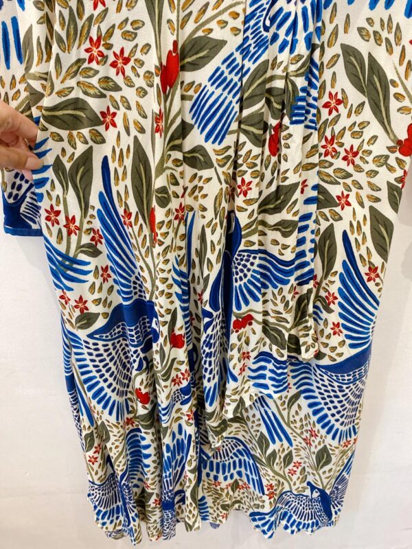 Vestido midi estampa floral Farm Rio P - Imagem 5