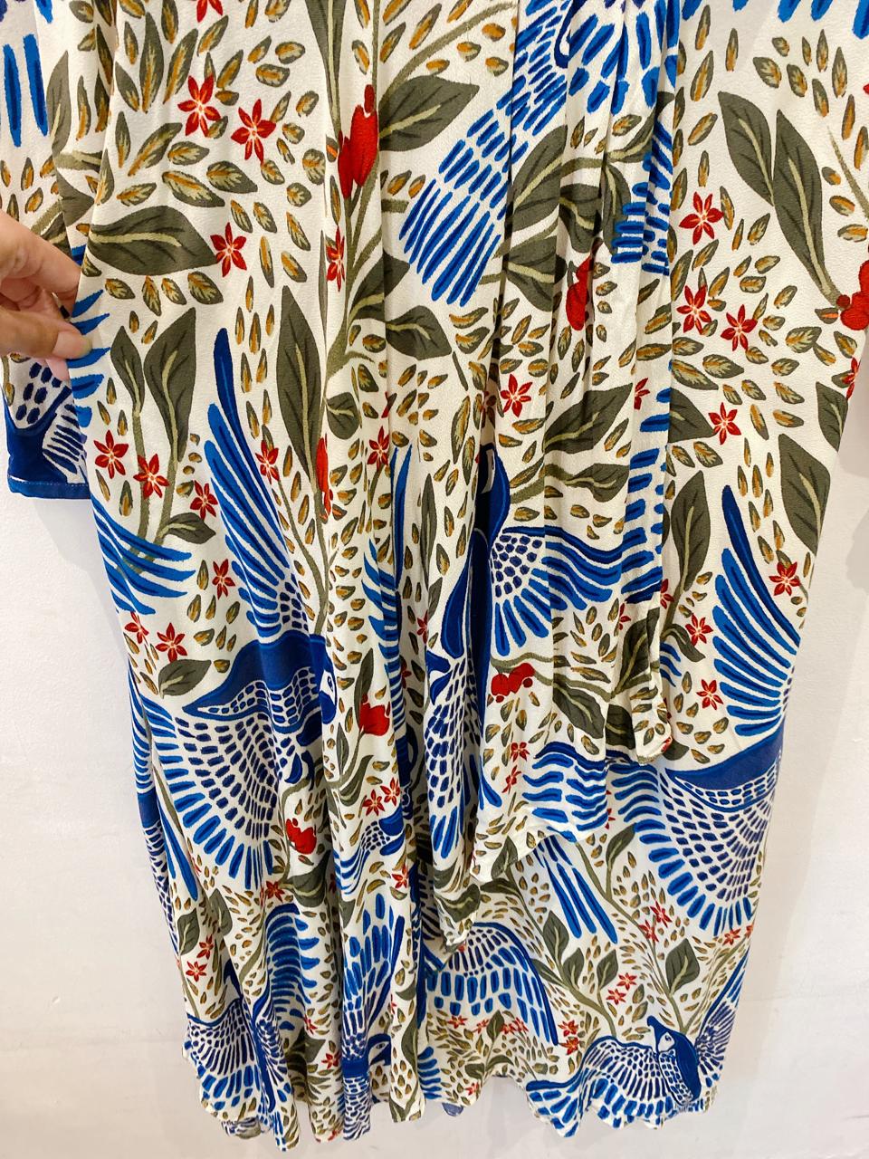 Vestido midi estampa floral Farm Rio P - Imagem 6