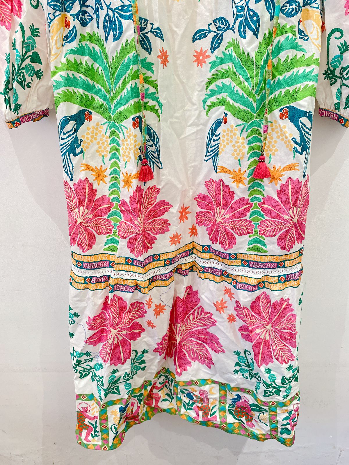 Vestido longo estampa oásis Farm GG - Imagem 6