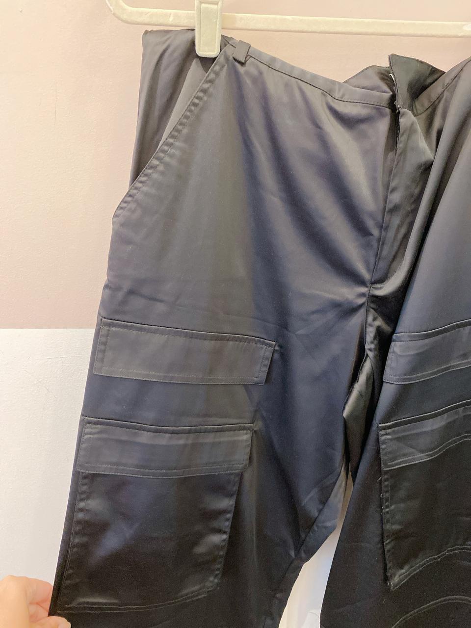 Calça cargo acetinada Zara G - Imagem 4