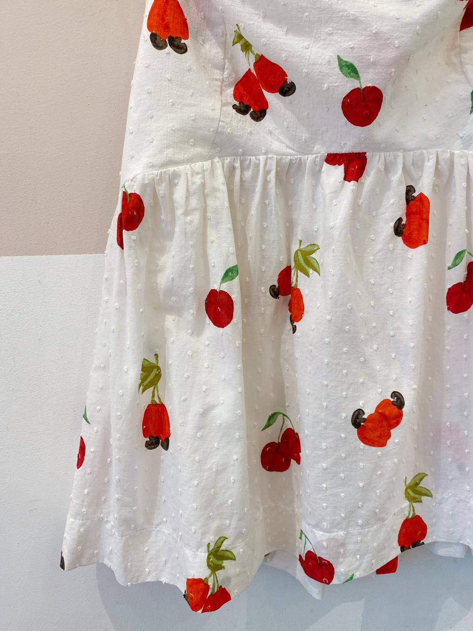 Blusa branca frutinhas Farm M - Imagem 5