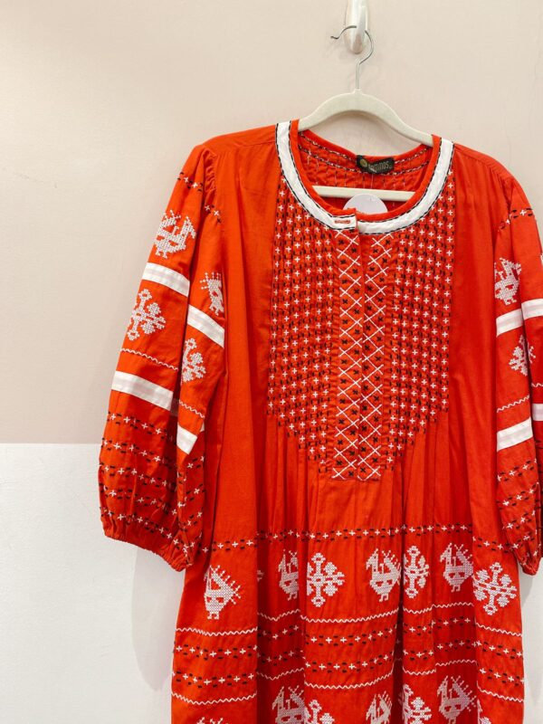 Vestido midi vermelho Nammos M - Imagem 3