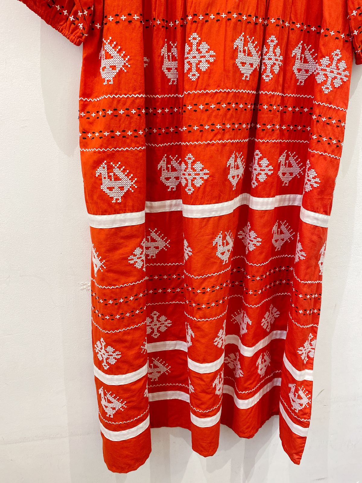 Vestido midi vermelho Nammos M - Imagem 6