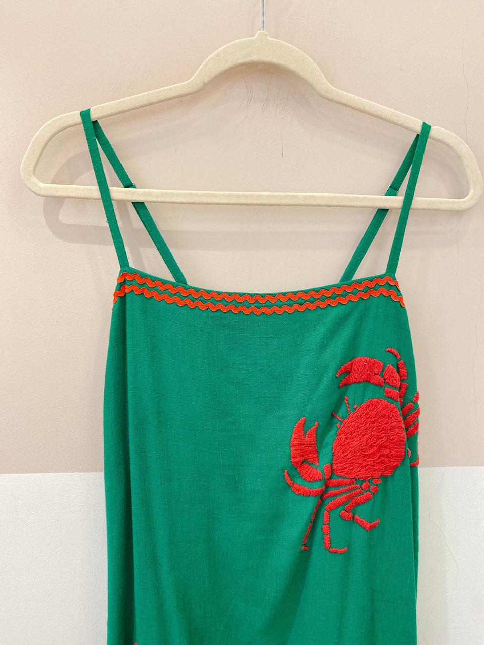 Vestido curto verde siris Mabô M - Imagem 4