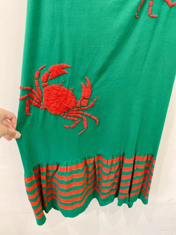 Vestido curto verde siris Mabô M - Imagem 5