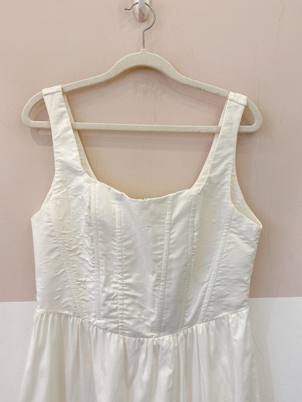 Vestido midi branco corset Dress To G - Imagem 4
