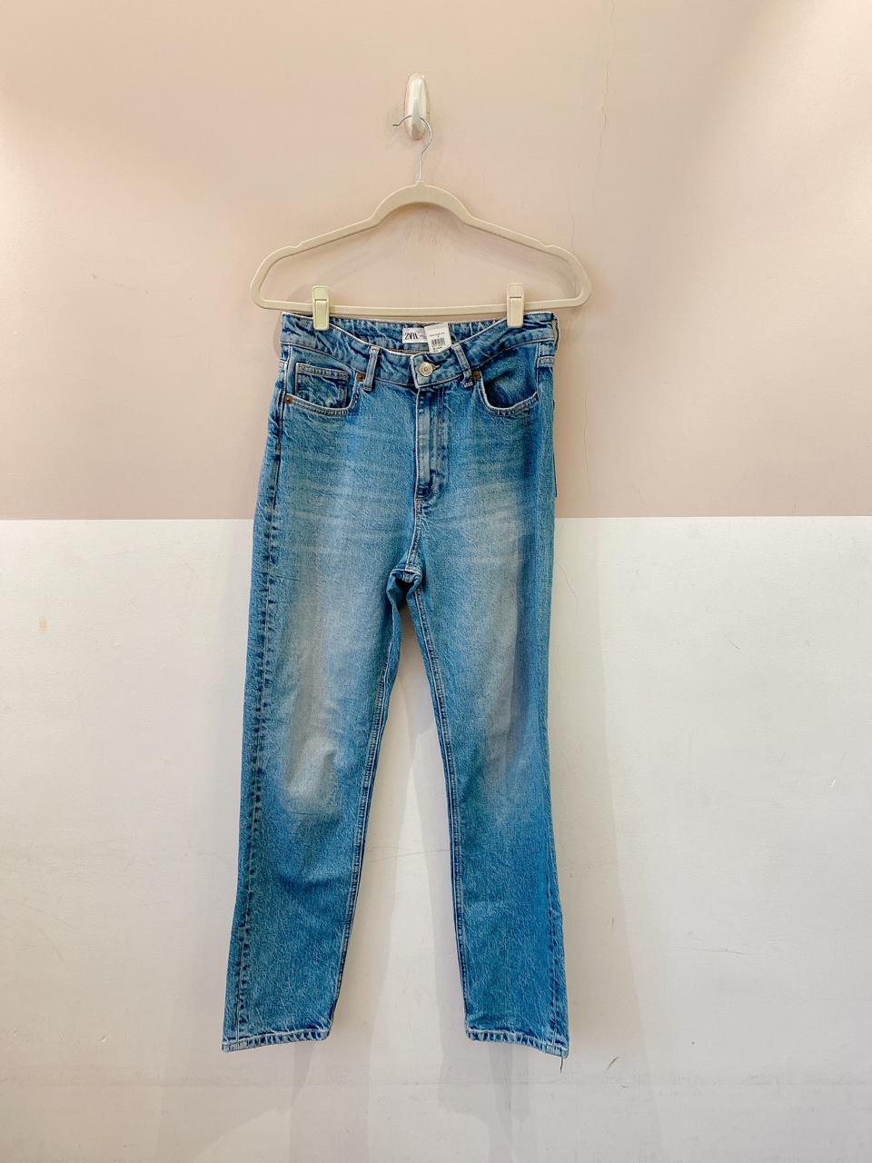 Calça jeans reta Zara 38 - Imagem 2