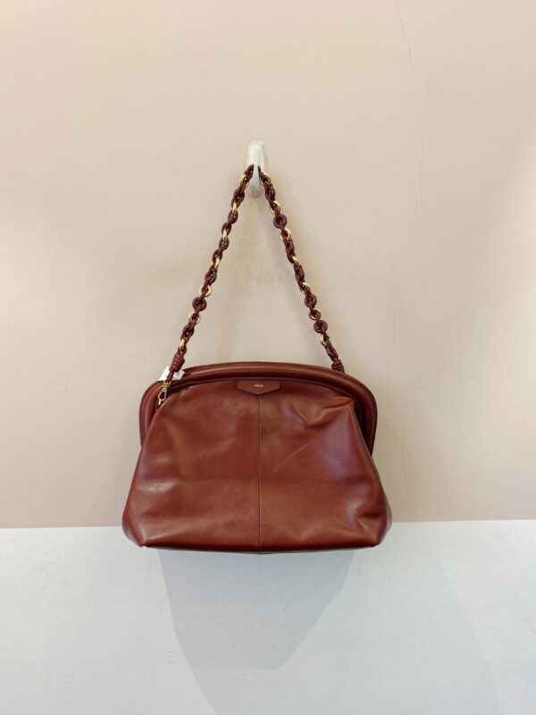 Bolsa couro vinho Arezzo