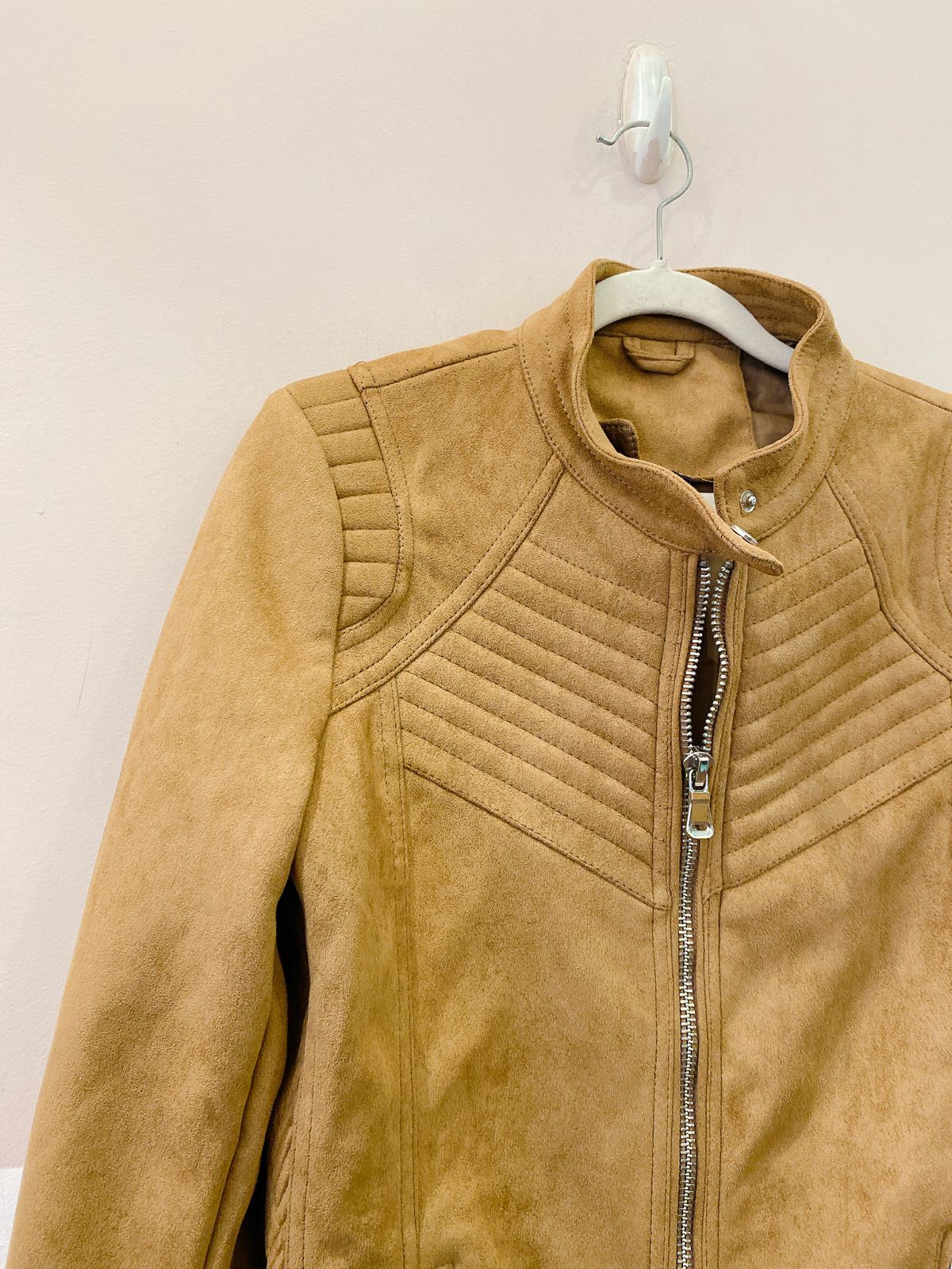 Jaqueta suede caramelo G - Imagem 4