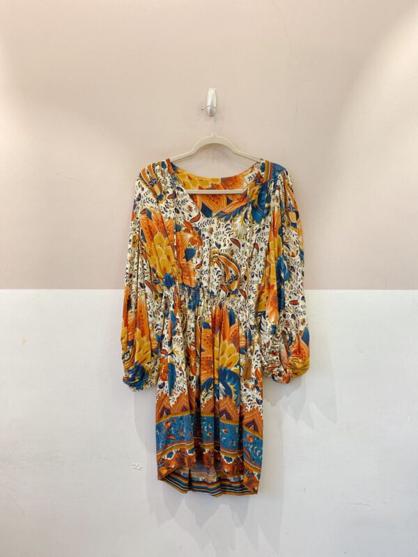 Vestido curto estampado Farm G