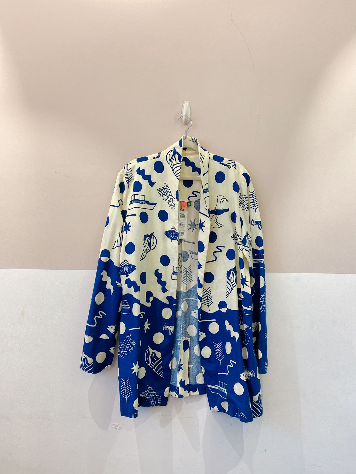 Blazer estampa azul/off Farm G - Imagem 2