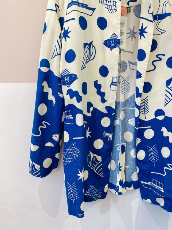 Blazer estampa azul/off Farm G - Imagem 5