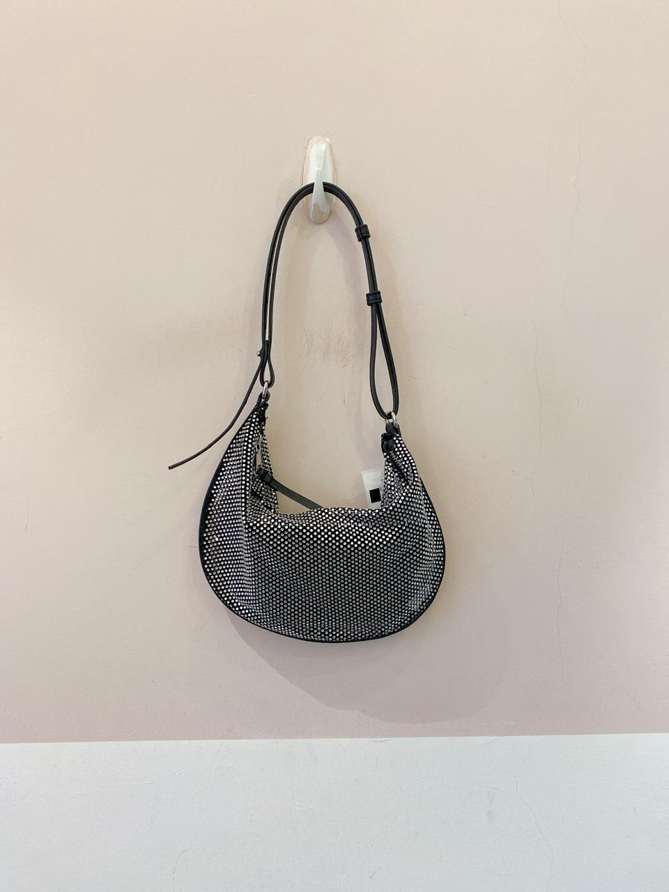 Bolsa baguete brilhos Zara - Imagem 2