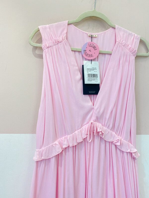 Vestido longo rosa Iodice M - Imagem 3