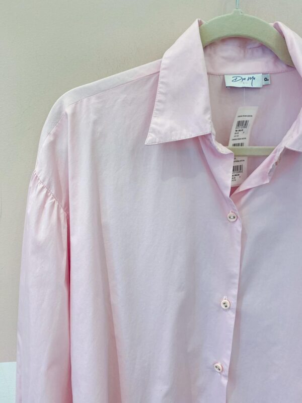 Camisa rosa social Dye Me P - Imagem 3