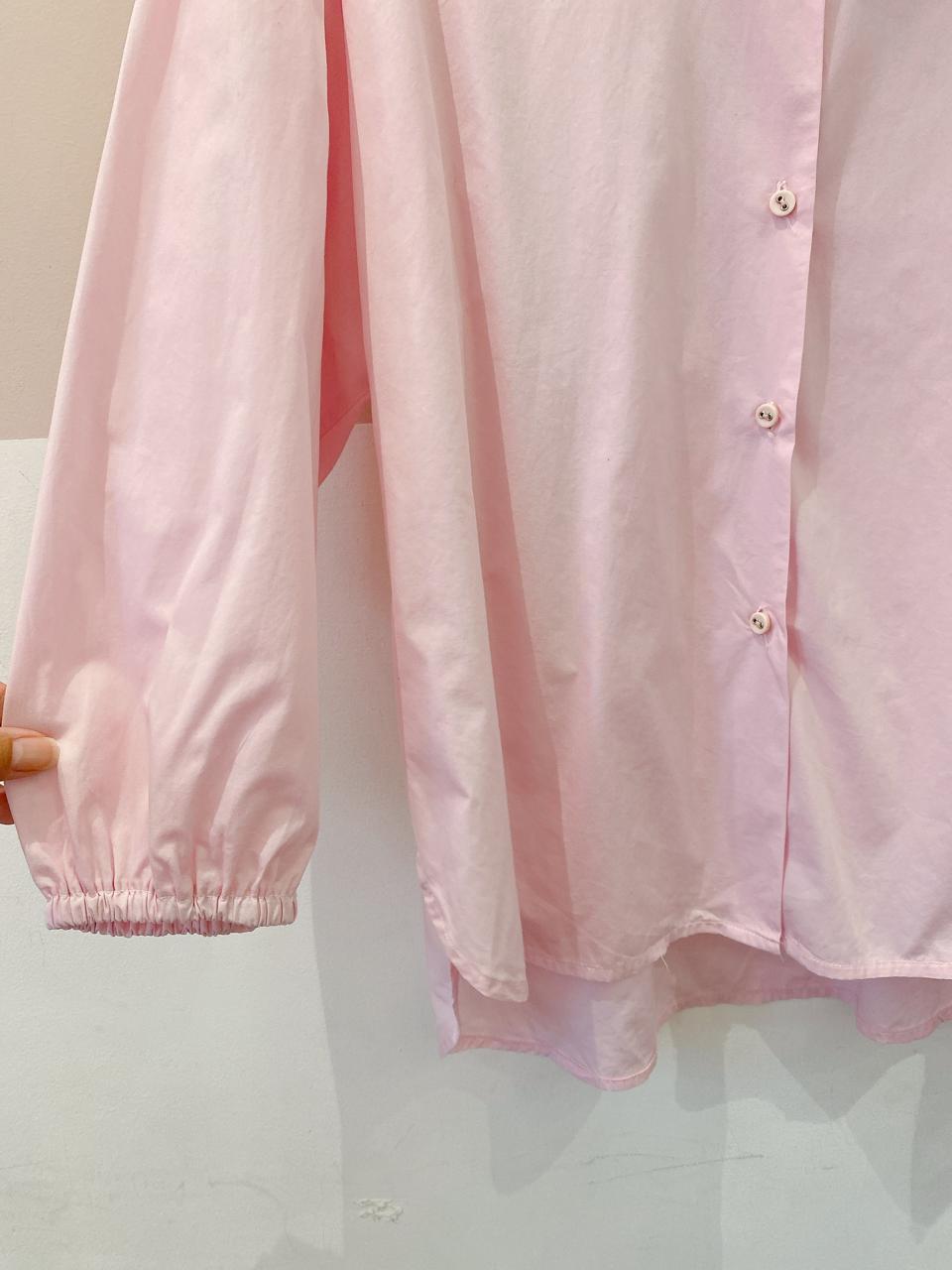 Camisa rosa social Dye Me P - Imagem 6