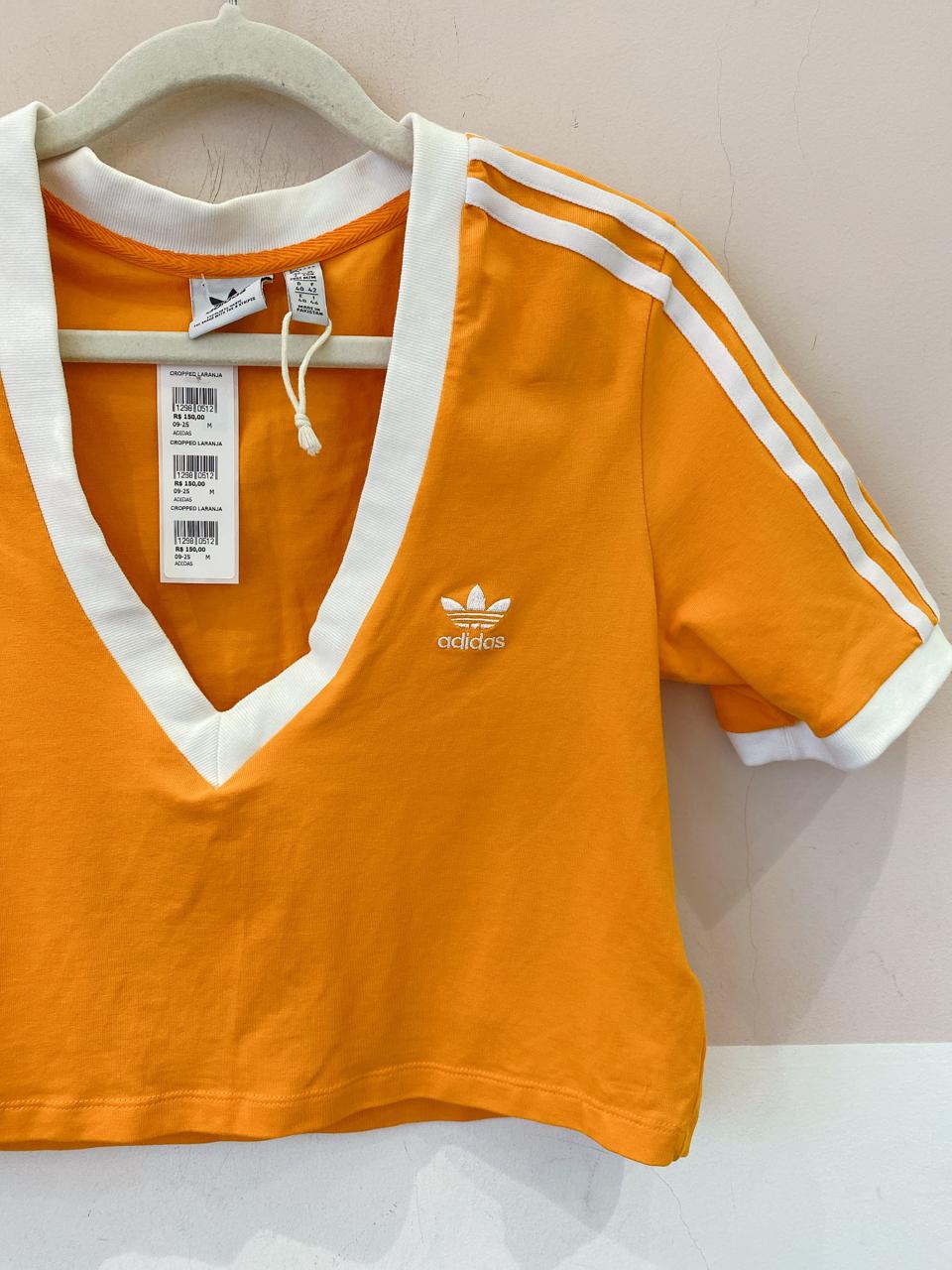 Cropped laranja Adidas M - Imagem 2
