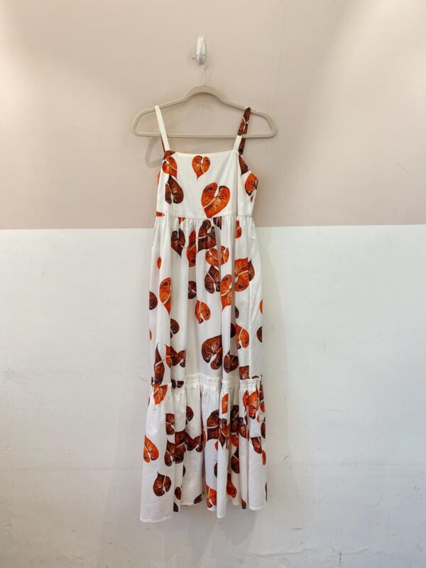 Vestido midi branco anturios Andrea Marques 38