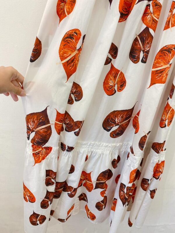 Vestido midi branco anturios Andrea Marques 38 - Imagem 5