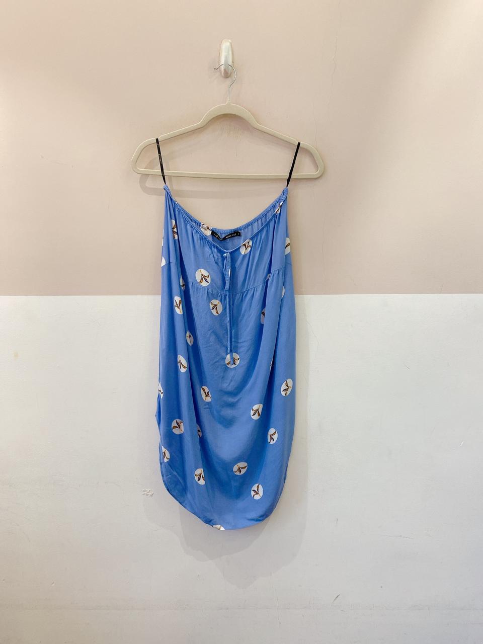 Saia azul estampada Maria Filó G - Imagem 2