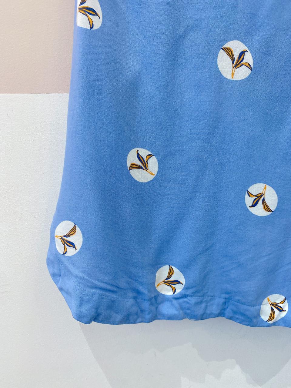 Blusa azul estampada Maria Filó G - Imagem 6