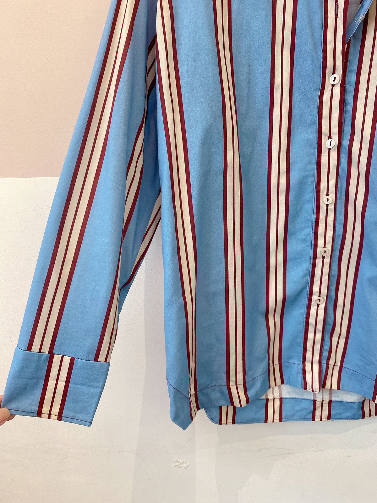 Camisa azul listrada Dress To M - Imagem 6