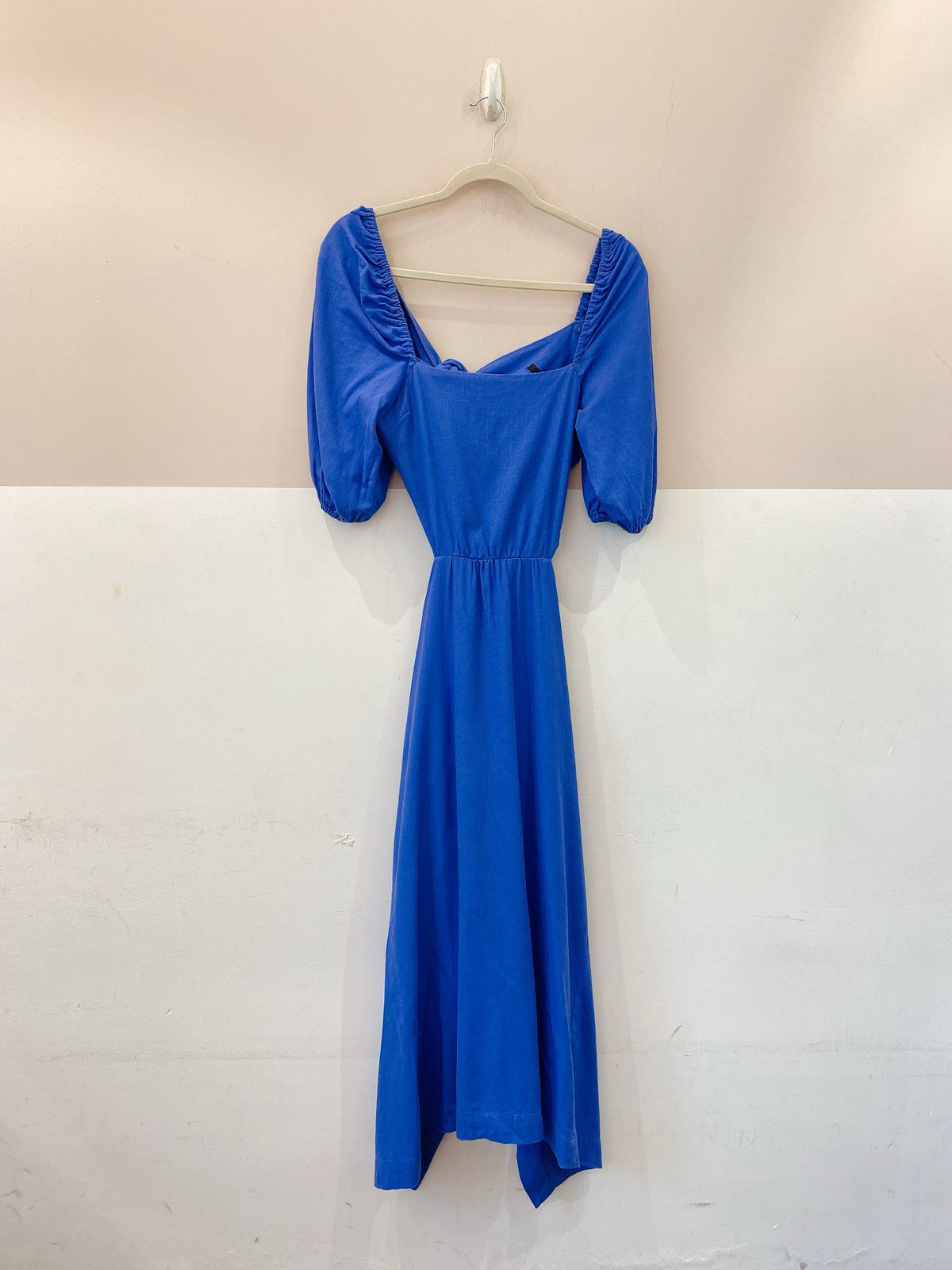 Vestido midi azul recorte Leeloo 40 - Imagem 2