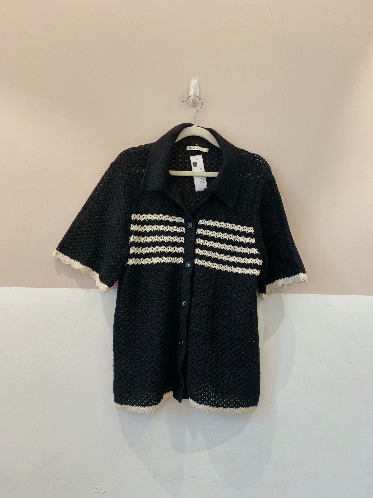 Camisa crochet p&b Dress To M - Imagem 2