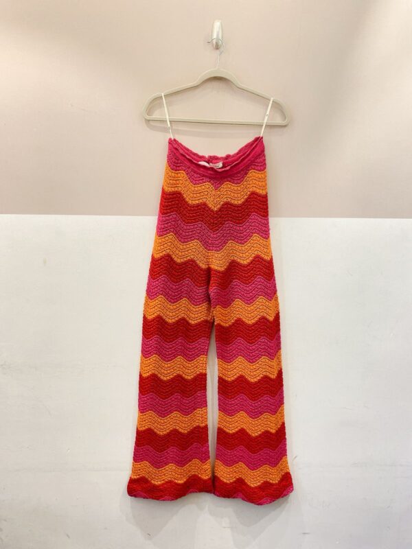 Pantalona tricot colorblocking NV + La Rouge Belle 38