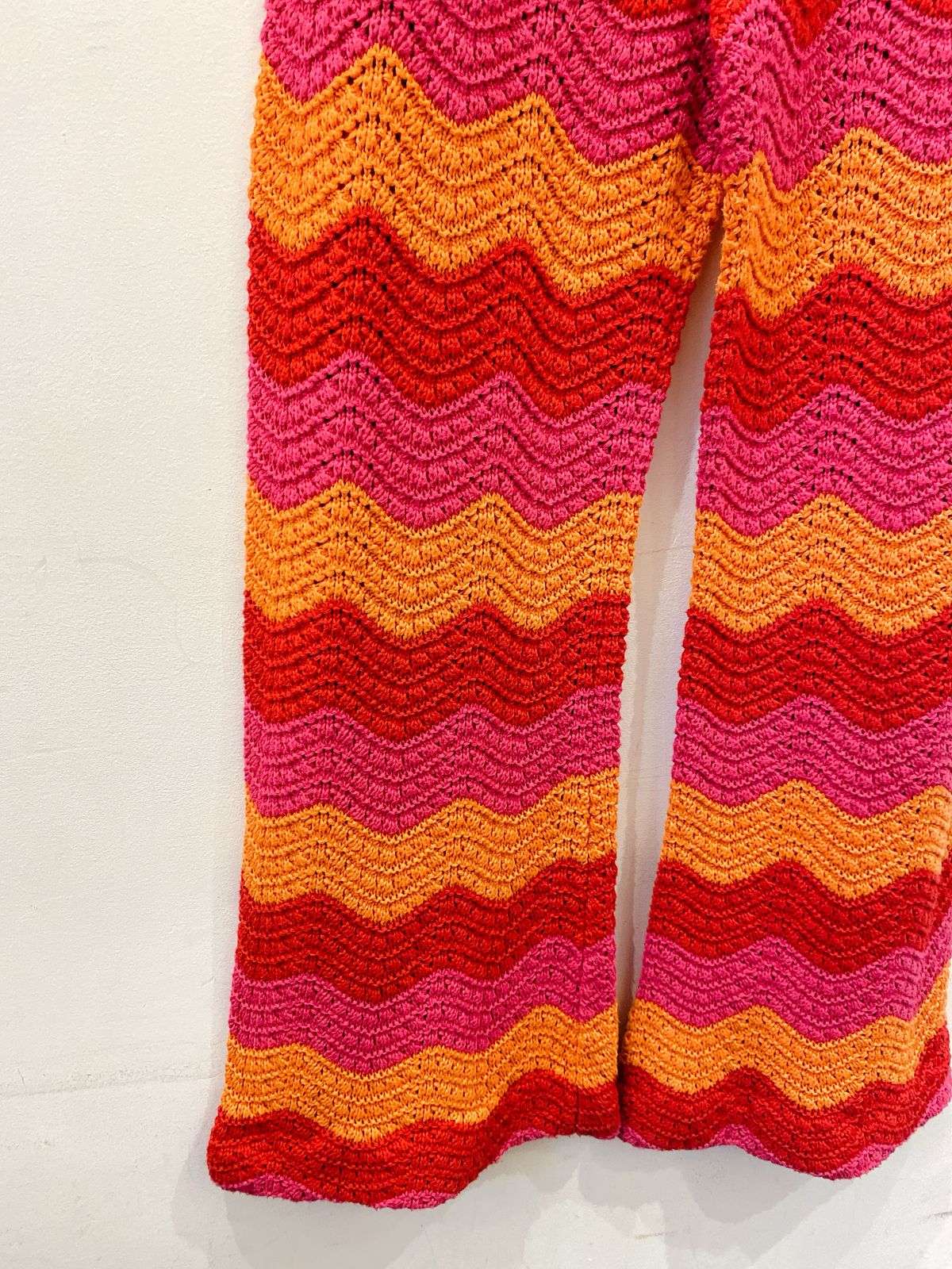 Pantalona tricot colorblocking NV + La Rouge Belle 38 - Imagem 2