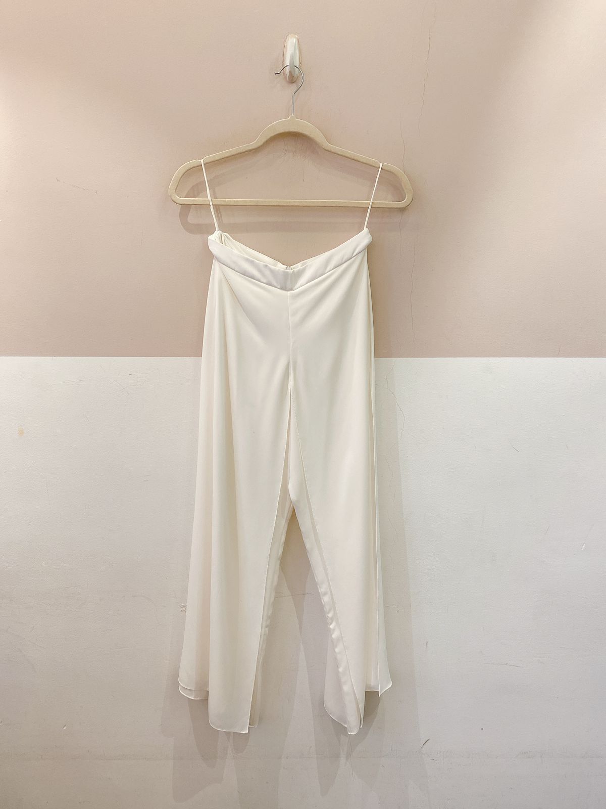 Conjunto branco fluído Candy Brown 40