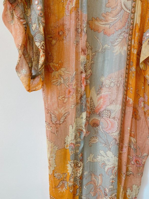 Kimono estampado fios metalicos Farm PP - Imagem 3