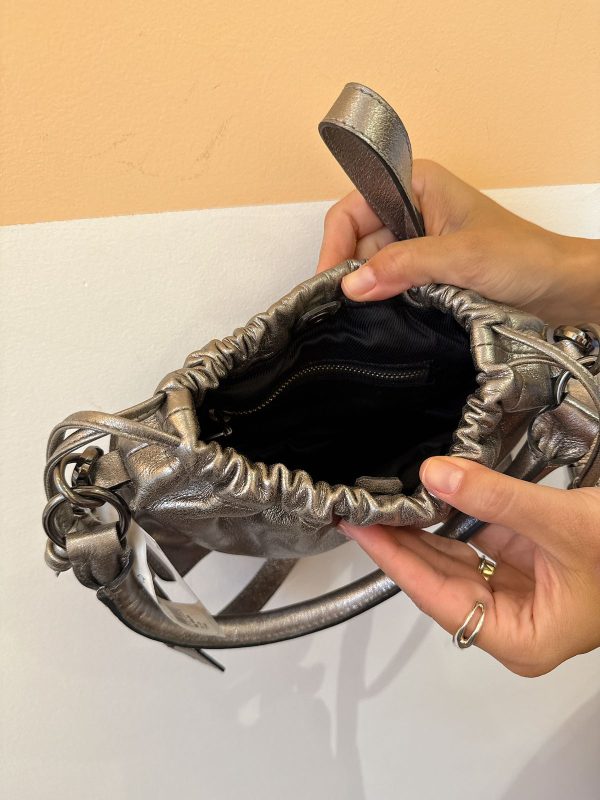 Bolsa saco prata Thag - Imagem 4